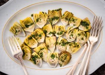 Warm Castraure salad