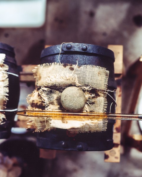 Aceto barrel in the Batteria